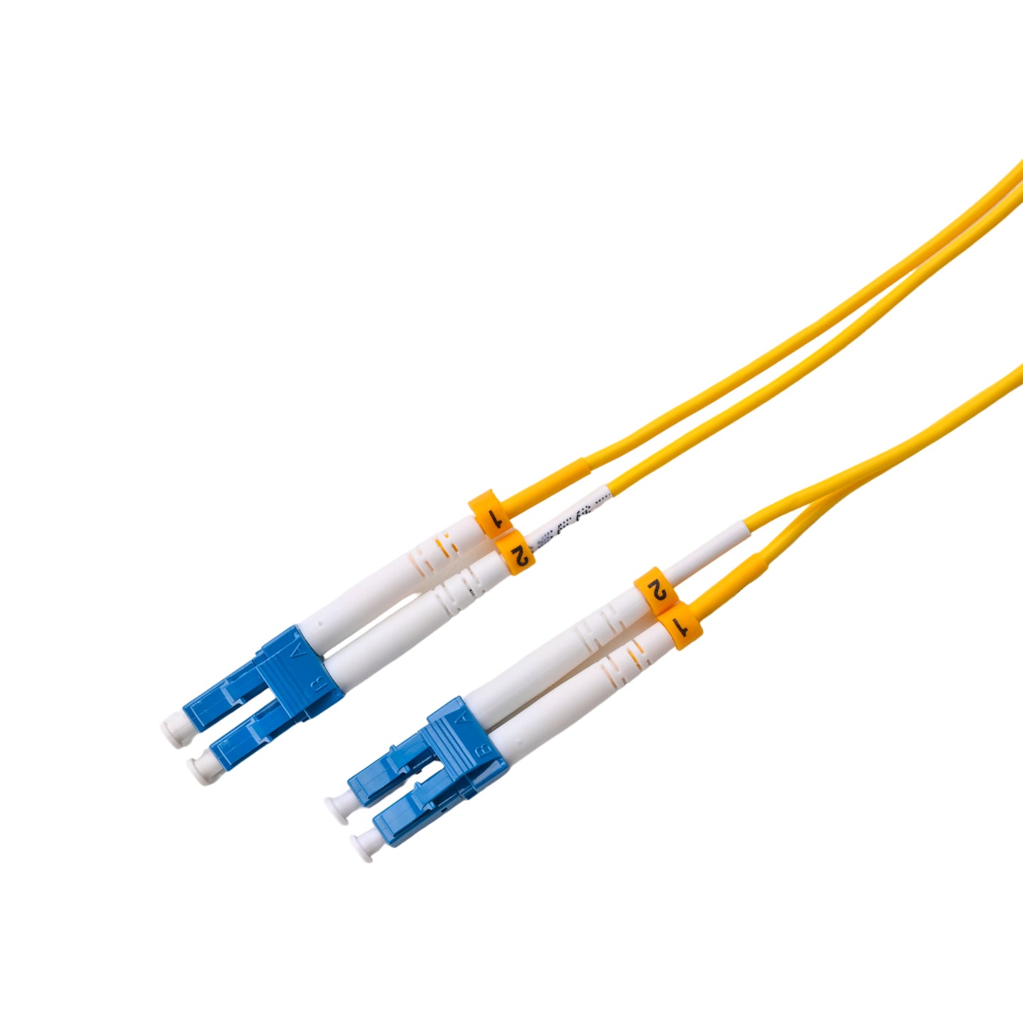 Patchcord LC/UPC - LC/UPC Singlemode OS2 9/125 G675A1 Duplex Zip 2.0mm OFNR Yellow