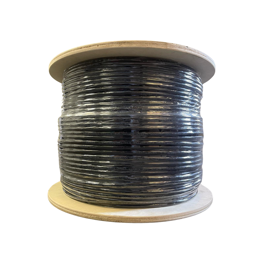 Cat6 Outdoor Direct Burial Gel Filled Unshielded Ethernet Cable 1000. Ft