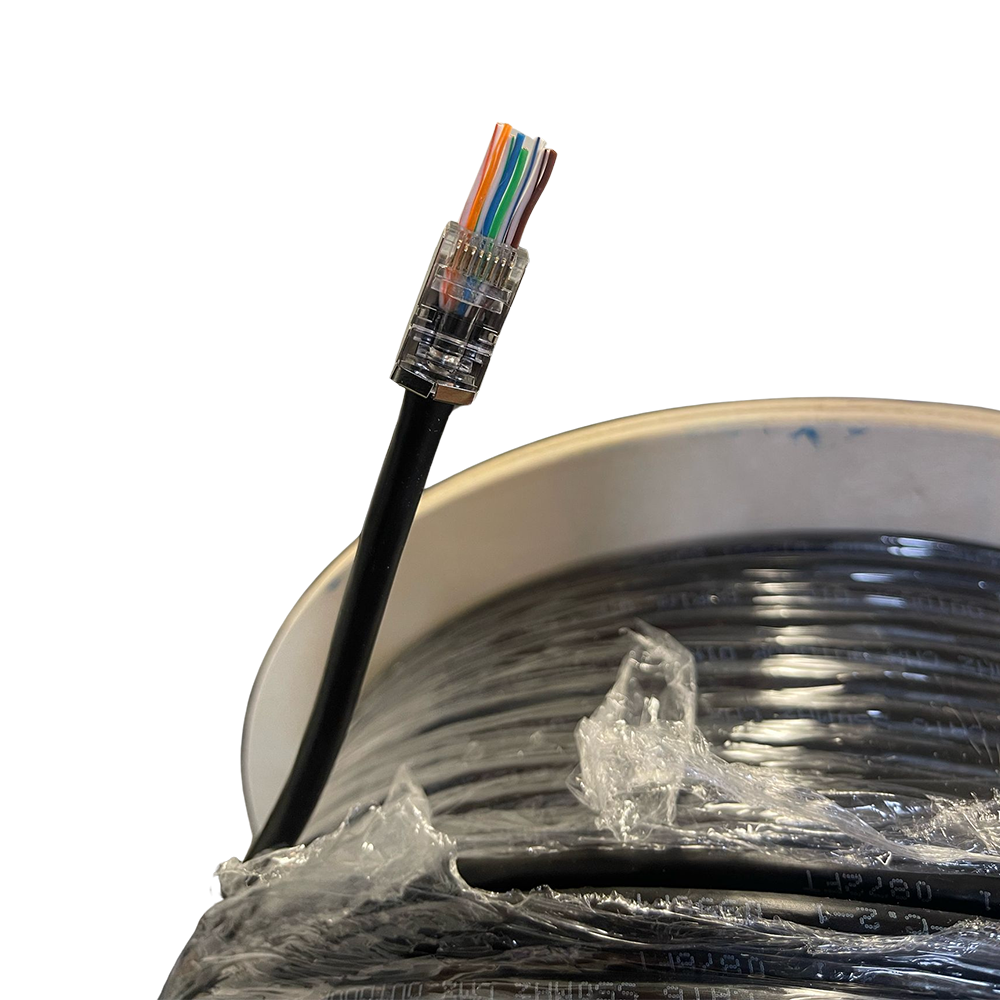Cat6 Outdoor Direct Burial Gel Filled Unshielded Ethernet Cable 1000. Ft