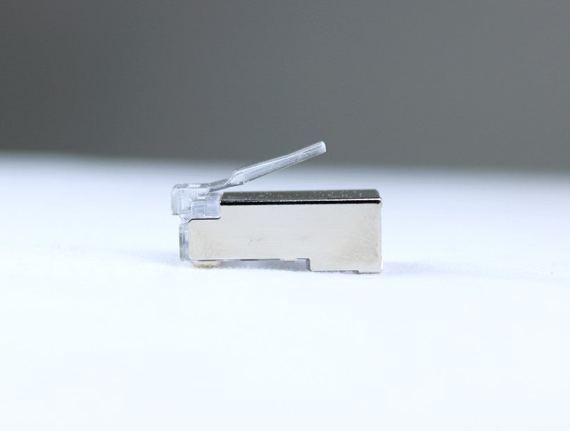 Cat6A Pass Through Rj45 Crimp Connectors Modular Plug Pack of 10, 50 &100 Pcs | Shielded