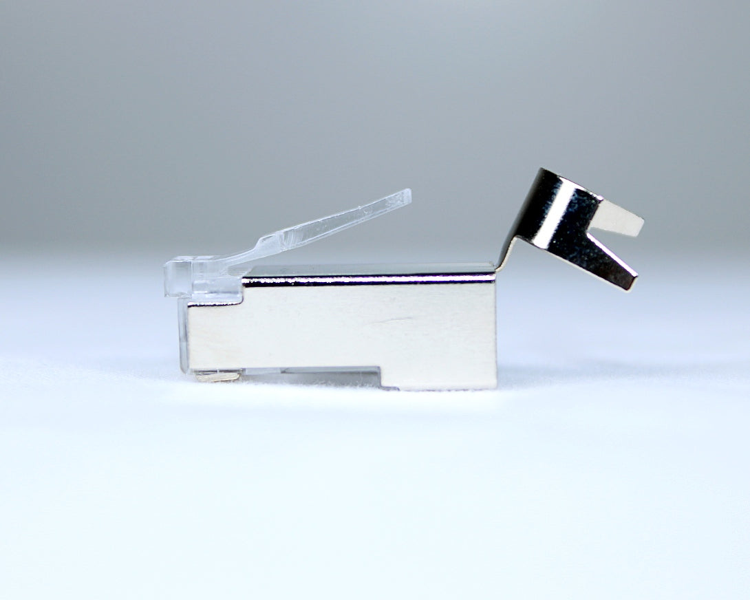 Cat6A Standard Rj45 Crimp Connectors Modular Plug Pack of 10, 50 &100 Pcs