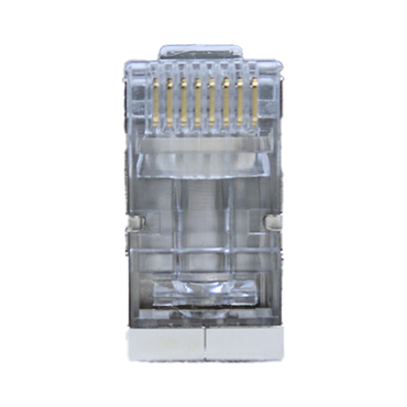 Cat6 Pass Through Rj45 Crimp Connectors Modular Plug Pack of 10, 50 &100 Pcs | Shielded