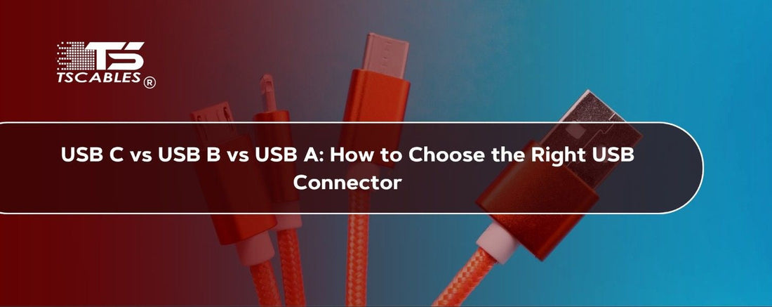 USB C vs USB B vs USB A
