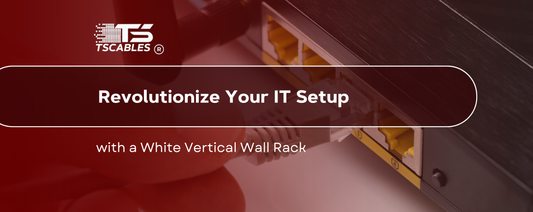Revolutionize Your IT Setup with a White Vertical Wall Rack