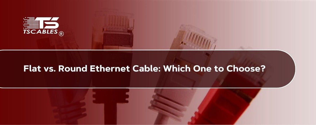 Flat vs. Round Ethernet Cable