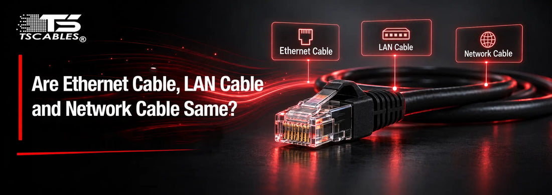 Are Ethernet Cable, LAN Cable, and Network Cable the Same?