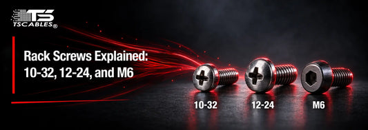 Rack Screws Explained: 10-32, 12-24, and M6