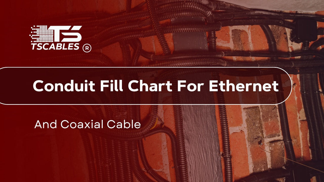 Conduit Fill Chart for Ethernet and Coaxial Cable