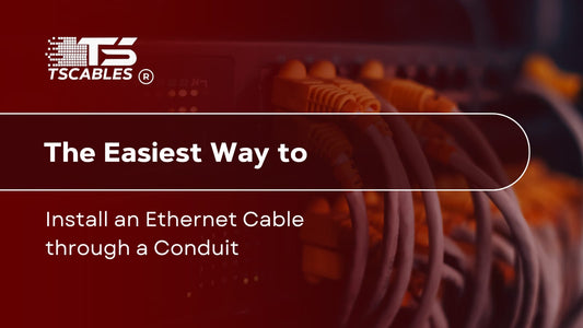 The Easiest Way to Install an Ethernet Cable Through a Conduit