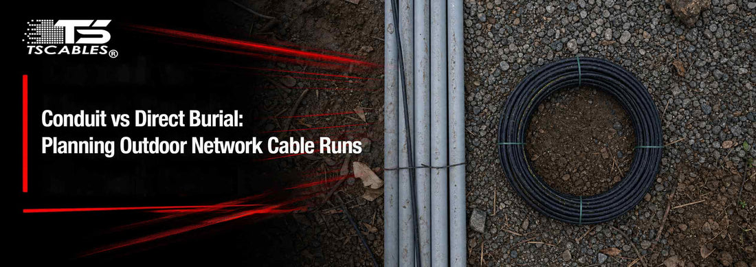 Conduit vs Direct Burial: Planning Outdoor Network Cable Runs