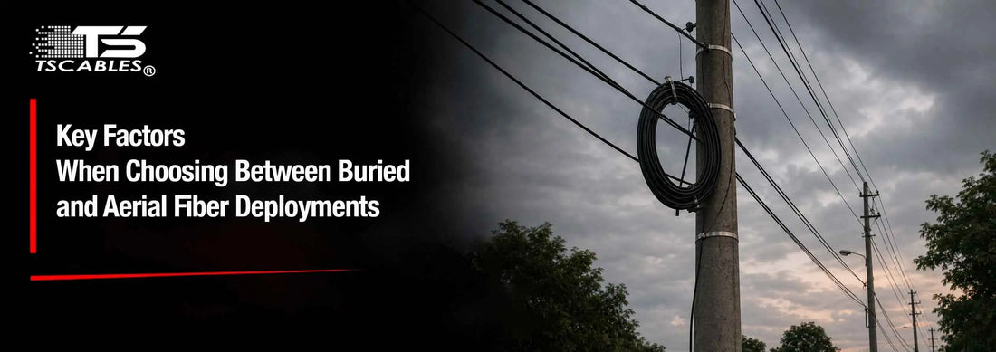 Key Factors When Choosing Between Buried and Aerial Fiber Deployments
