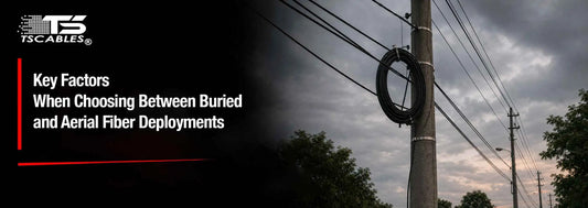 Key Factors When Choosing Between Buried and Aerial Fiber Deployments