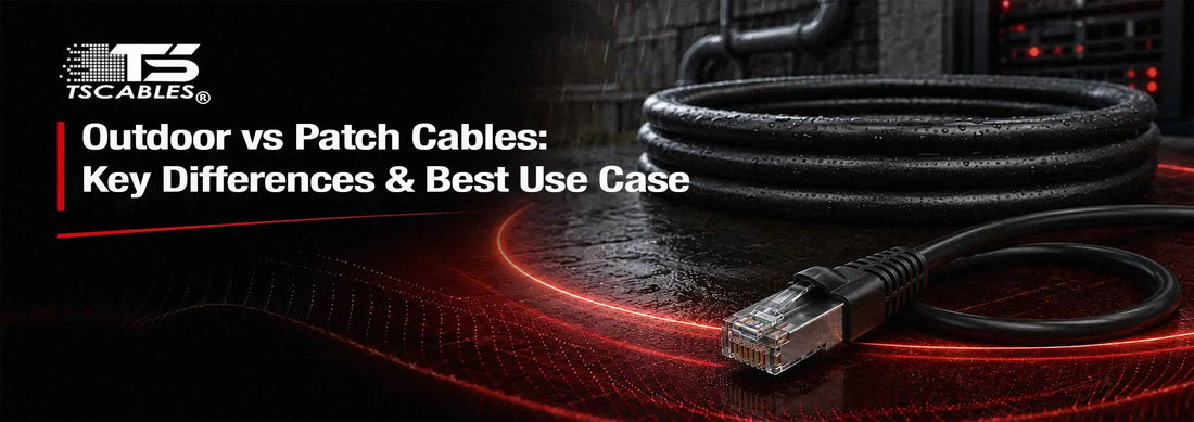 Outdoor vs Patch Cables: Key Differences & Best Use Cases