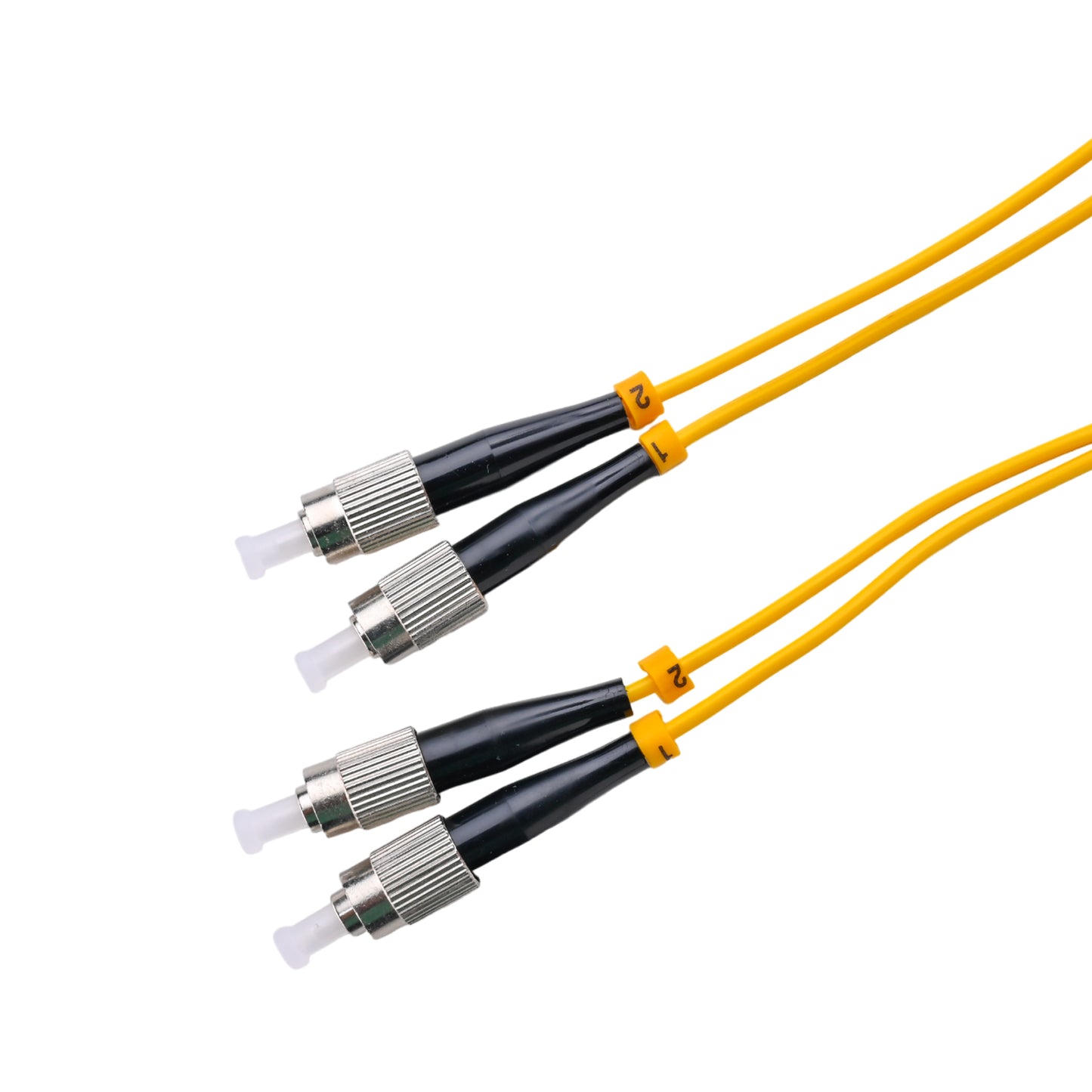 Patchcord FC/UPC - FC/UPC Singlemode OS2 9/125 G675A1 Duplex Zip 2.0mm OFNR Yellow