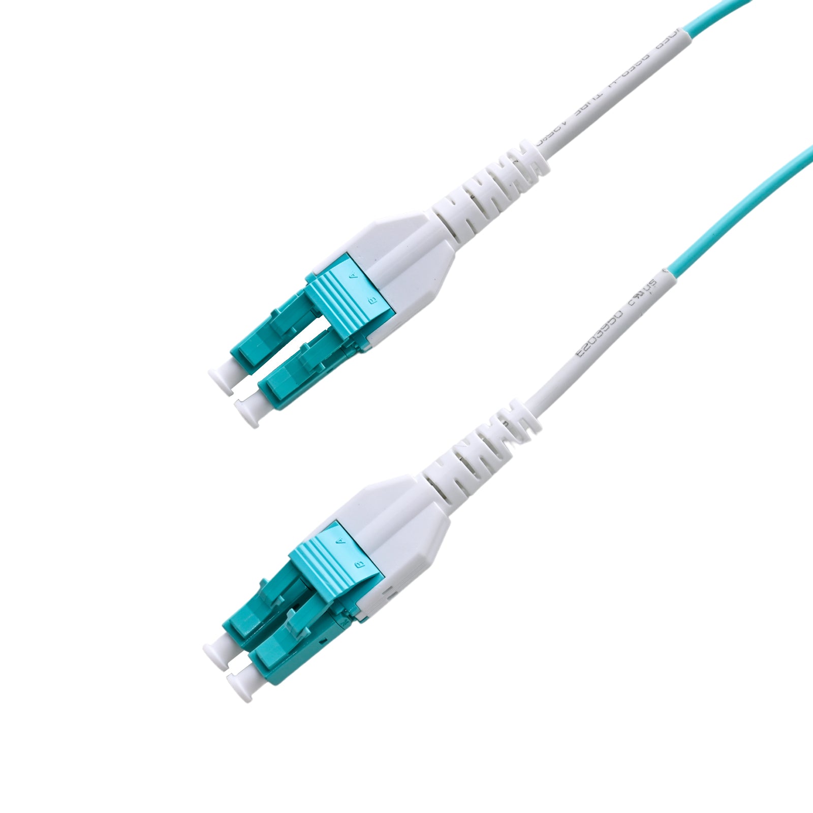 LC/UPC uniboot -LC/UPC uniboot 50/125 Multimode OM3 Round cable 2.0mm OFNR Aqua