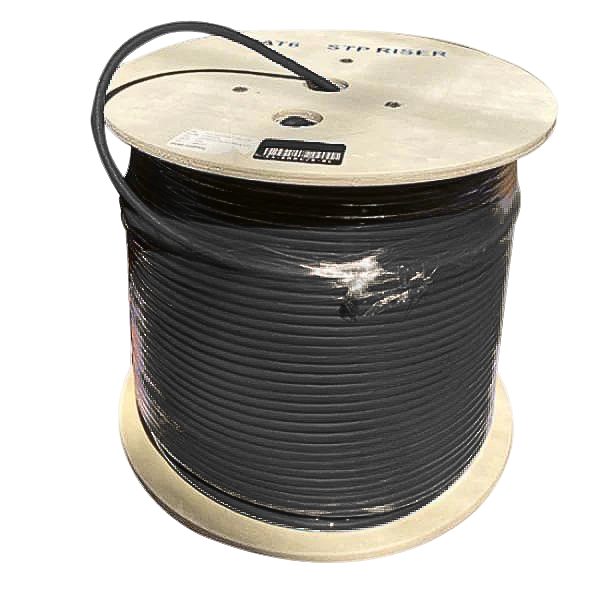 Cat6 Riser Cable | Shielded F/UTP | Solid Bare Copper | 1000 Ft