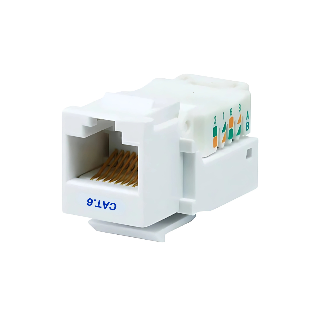 Keystone Jack Networking Ethernet Keystone Jack Connectors (Cat5e,Cat6,Cat6A) – TURNSTONE CABLES