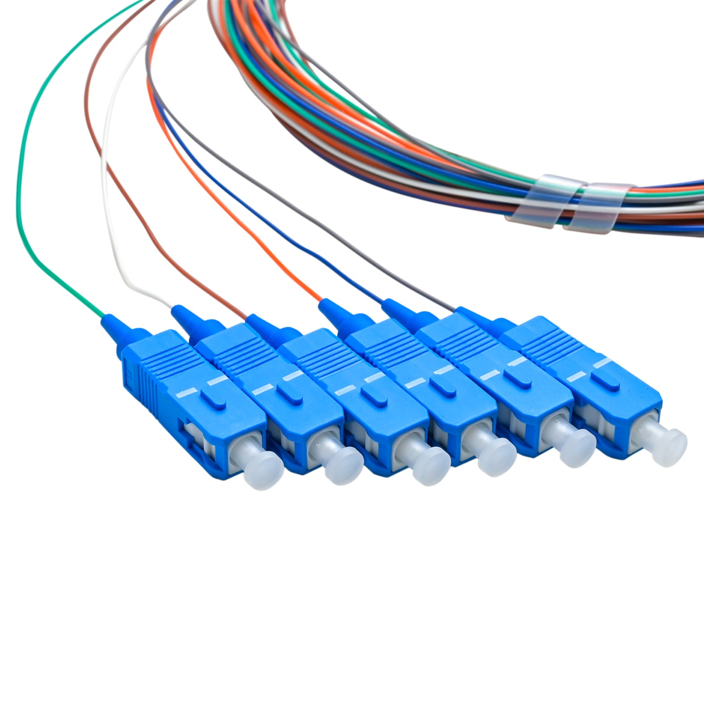 Pigtail SC/UPC 06 colors SM G657A1 0.9mm OFNR 3M, tight buffer
