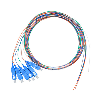 Pigtail SC/UPC 06 colors SM G657A1 0.9mm OFNR 3M, tight buffer