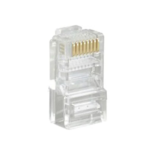 Cat6 Standard Rj45 Crimp Connectors Modular Plug Pack of 100 Pcs | Unshielded