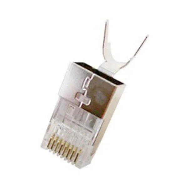 Cat6 Pass Through Rj45 Crimp Connectors Modular Plug Pack of 10, 50 &100 Pcs | Shielded