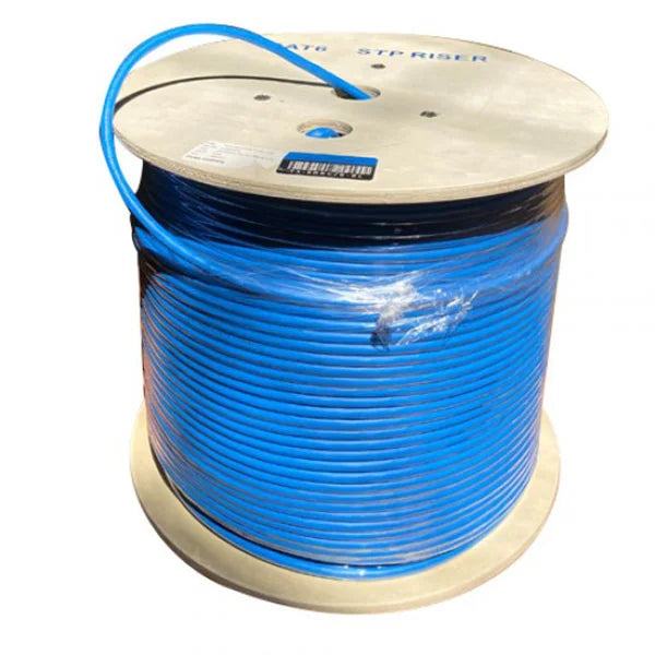 Cat6 Riser Cable | Shielded F/UTP | Solid Bare Copper | 1000 Ft