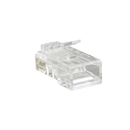 Cat6 Standard Rj45 Crimp Connectors Modular Plug Pack of 100 Pcs | Unshielded