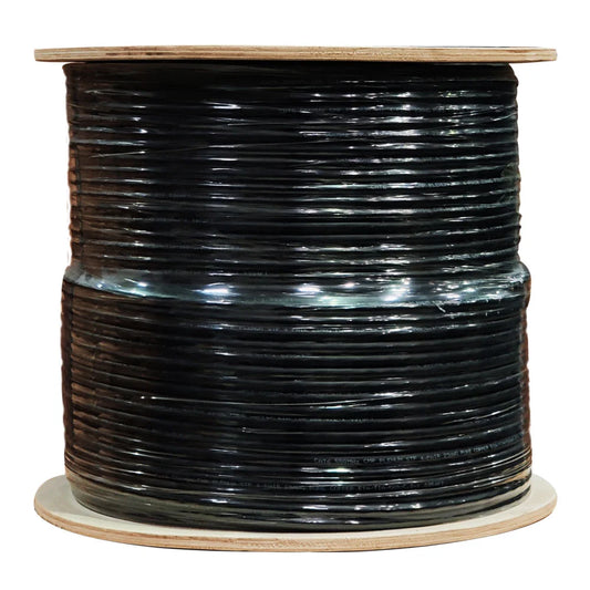 Cat6 Shielded Plenum F/UTP Cable | Solid Bare Copper | 1000 Ft