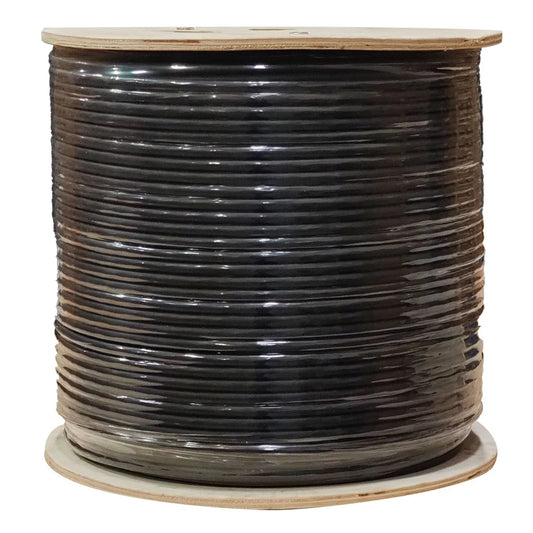 Cat7 Plenum Rated Cable | Shielded (S/FTP) | Solid Bare Copper | 1000 Ft
